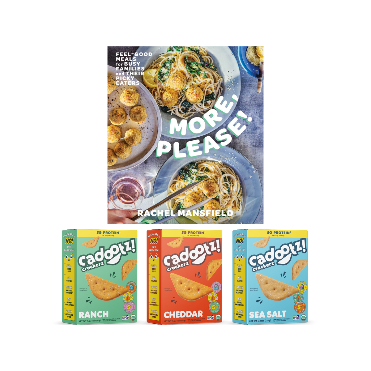 more, please! cookbook x cadootz! bundle